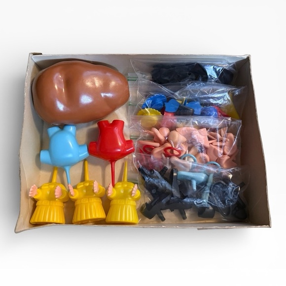 The original Mr Potato Head & Mrs Potato Head toys in the  Vintage 1968 Hasbro Mr. Potato Head \